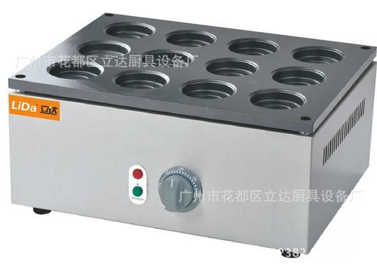 12孔电热红豆饼机ld-2230a红豆饼机大判烧车轮饼炉绿豆饼机