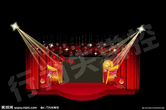 舞台灯光设计图片