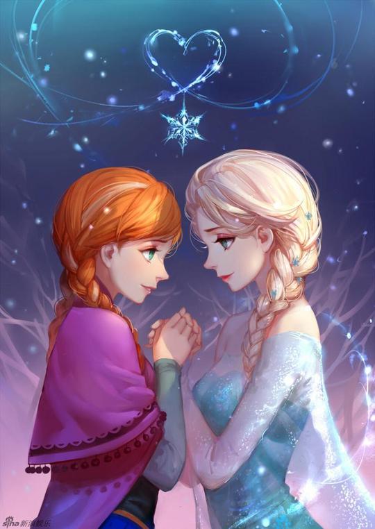 新品冰雪王冠艾莎公主皇冠发夹女王韩版儿童头饰批发示例图1
