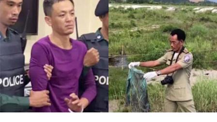 中国商人在柬埔寨被同胞腰斩抛尸嫌犯:给次机会吧我还有孩子