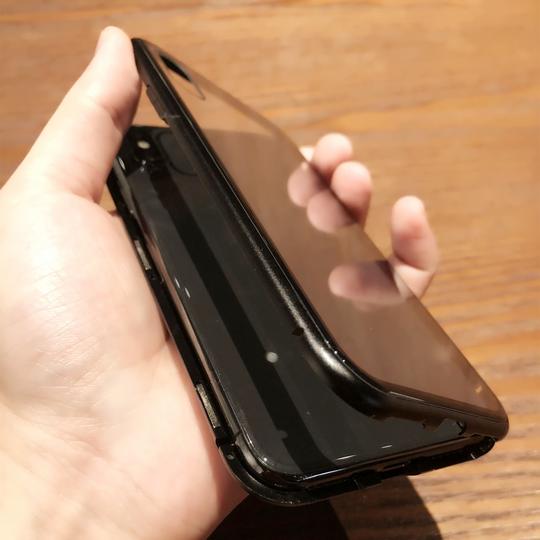 万磁王iphonex手机壳新款金属边框6/7plus钢化玻璃壳抖音同款