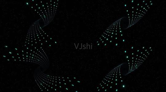 vjled素材线条粒子蓝色粉_1920x1080_高清视频素材(:)