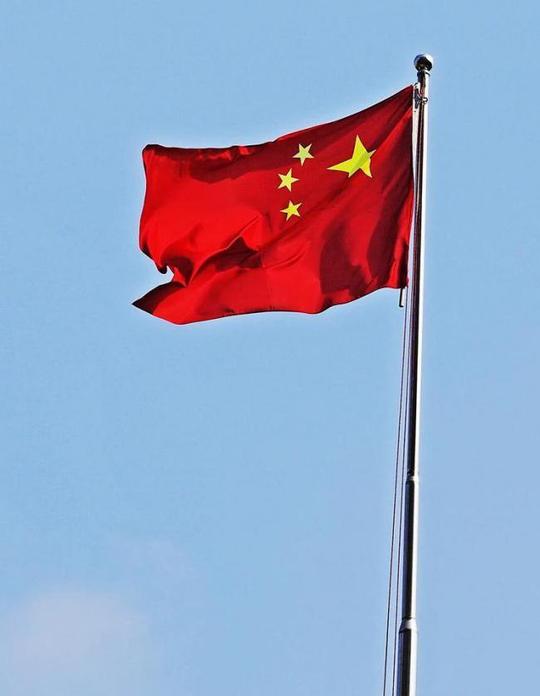 五星红旗国旗红旗红旗飘扬飘扬的五星红旗中国国旗生活素材