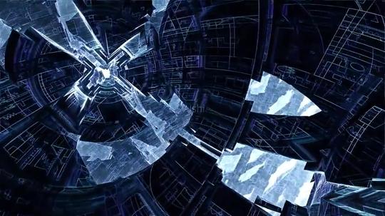 霸气开场-炫酷三维科幻空间_1280x720_高清视频素材