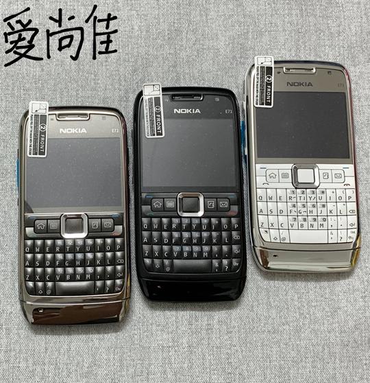 nokia/诺基亚e71手机直板经典全键盘wifi按键老人3g学生怀旧备用
