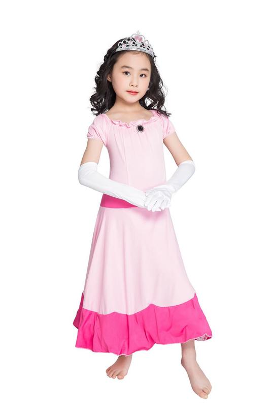 【姚心田】万圣节六一新款舞台装演出服儿童制服童话粉色公主套装