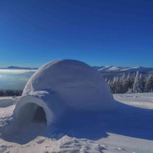 北极地区爱斯基摩人的建筑