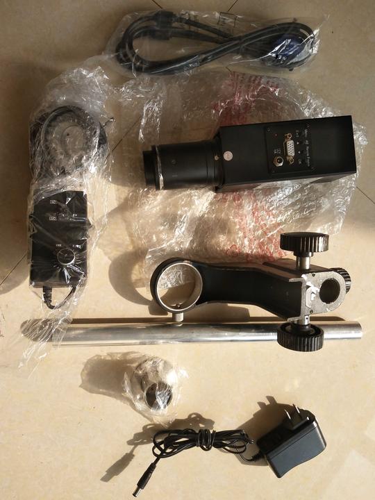 电子显微镜二手vga相机齐焦镜头工业摄像机工业显微镜监测维修用