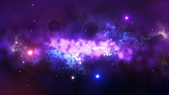 唯美星空梦幻星辰夜空浪漫_3840x2160_高清视频素材