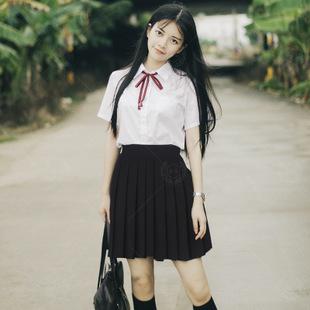 cd伪娘大码女装日系jk制服软妹变装学院风班服森女5xl水手服套装