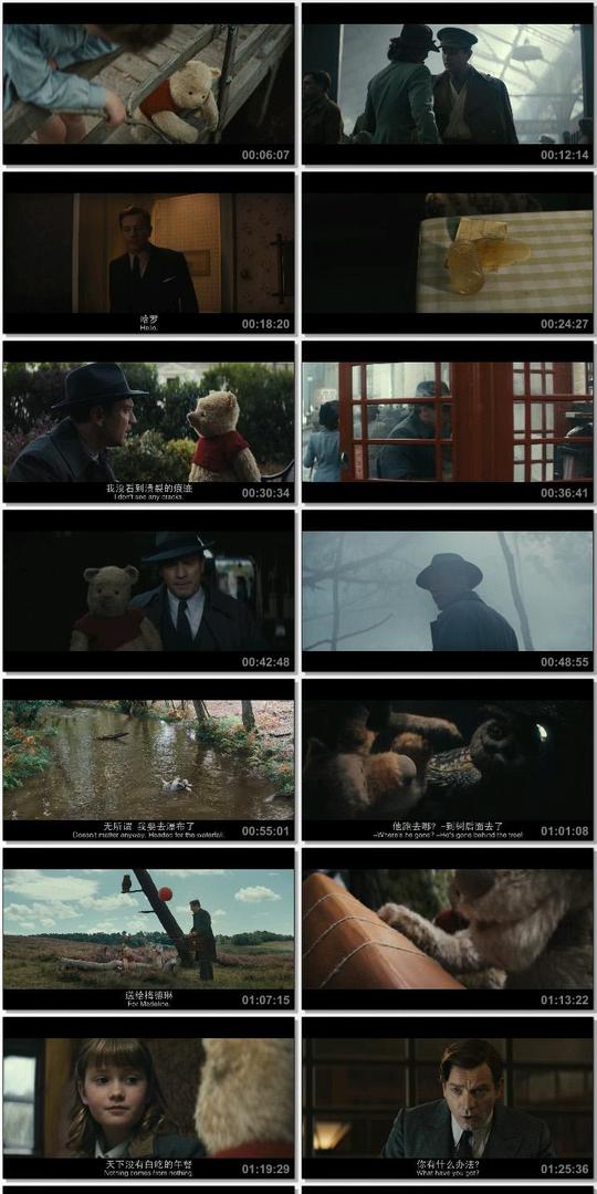 2018年高分喜剧《克里斯托弗·罗宾》bd中英双字幕迅雷下载_电影天堂