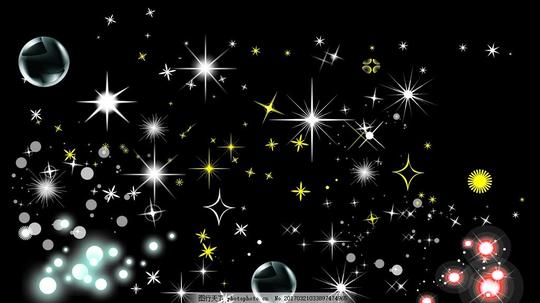 星光星星闪光泡泡光效闪闪发光设计其他图片素材cdr