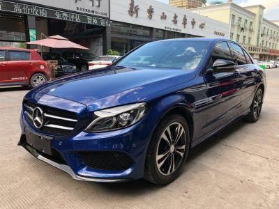 2017年3月奔驰c级c2002.0t运动版蓝色手自一体
