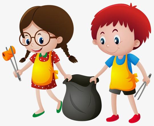 环保免抠图下载幼稚园装饰儿童清洁卡通此素材是