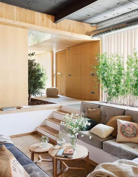 西班牙明亮loft住宅设计舒适温暖自然(图)_装修软装