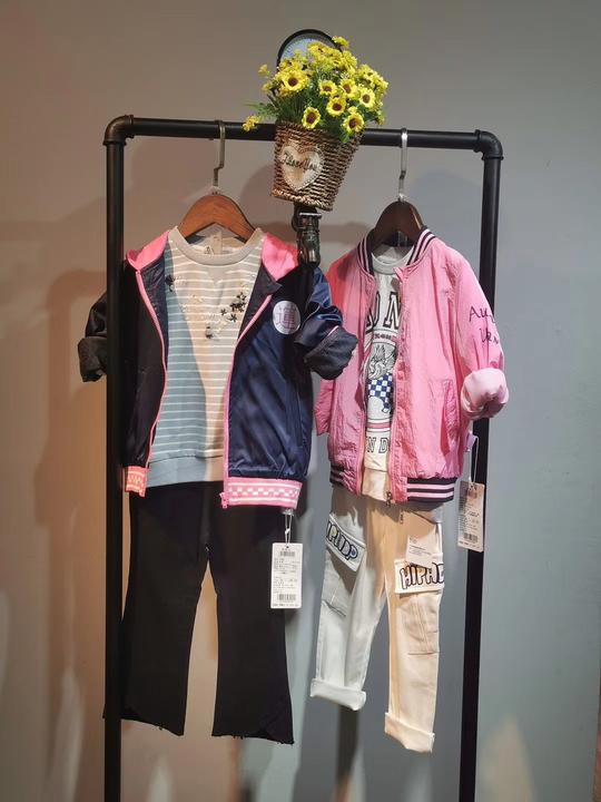 南西象秋冬系列淘宝直播品牌童装儿童时尚衣服外套衣服裤子套装
