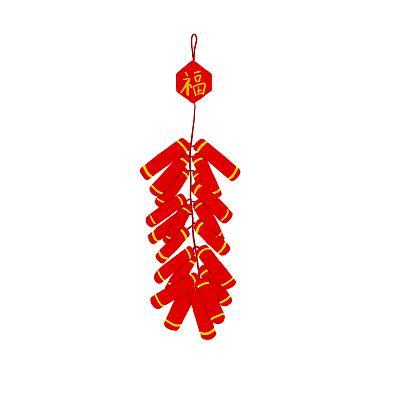 新年鞭炮图片设计素材