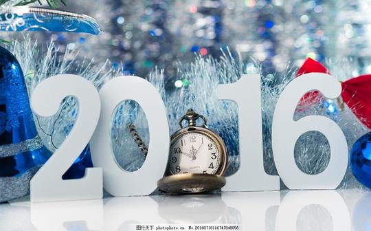 唯美2016数字背景图片素材下载新年创意数字背景2016