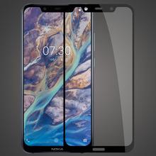 诺基亚x7钢化膜x6全屏5丝印9玻璃8抖音7plus同款8.1高清2透明批发