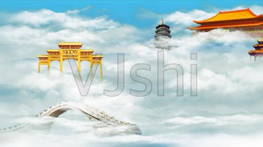 天宫南天门天仙配鹊桥修改版_3840x2160_高清视频素材