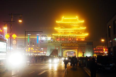 开封鼓楼夜景图片下载