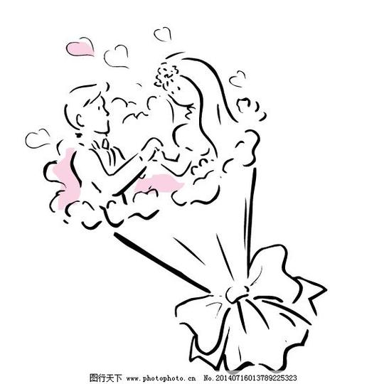 印花矢量图花卉花卉情侣装印花情人节色彩免费素材