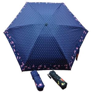 台湾彩虹屋口袋伞迷你遮阳伞女神晴雨伞黑胶防晒五折叠太阳伞便携