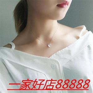 s925纯银罗盘项链锁骨链时尚八芒星猫眼石饰品女创业时代杨颖同款