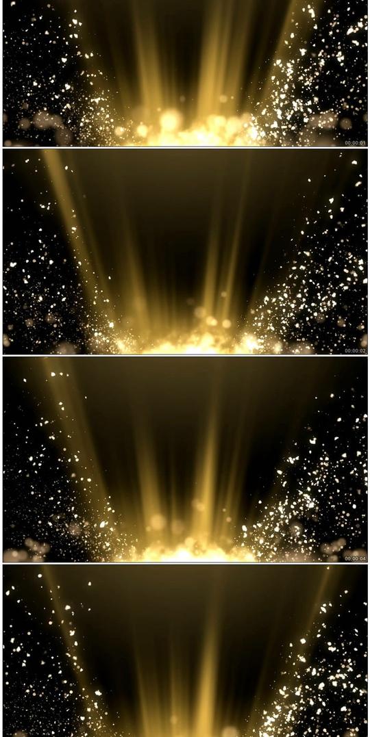 粒子星光下落开场led高清动态视频