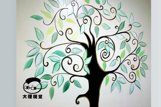 *墙绘艺术*-描绘自己的伊甸园之【树篇】