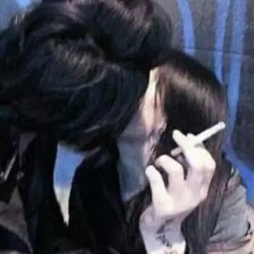 情侣头像抽烟男头