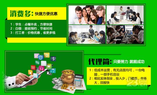 互联网时代的商机饭小二点餐系统一部手机便可创业