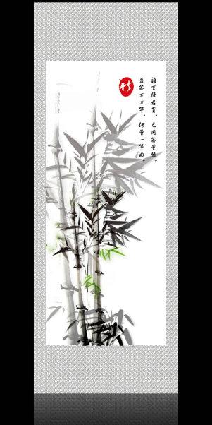 中国风廉政文化建设卷轴画