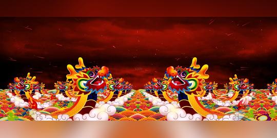 中国龙_云海__2880x1080_高清视频素材下载(编号:114)