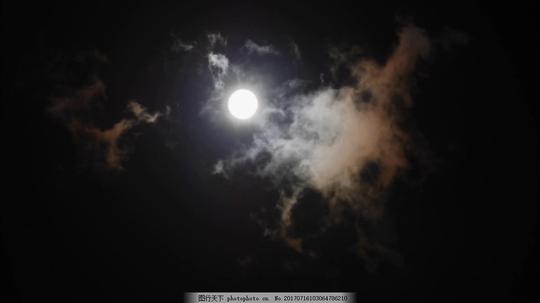 黑夜夜空视频素材