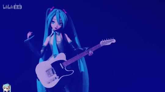 【初音未来】2017.11月上海演唱会3d全息投影直播录像!