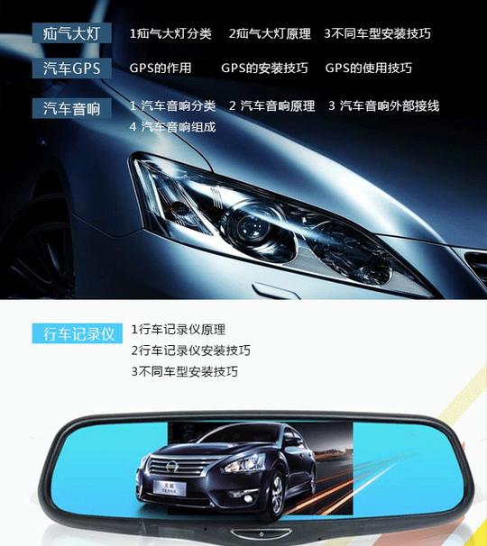 汽车美容装潢装具创业班