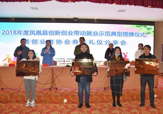 经过层层筛选,最终评选出"2018年度凤凰县创新创业示范民营企业"5家,"