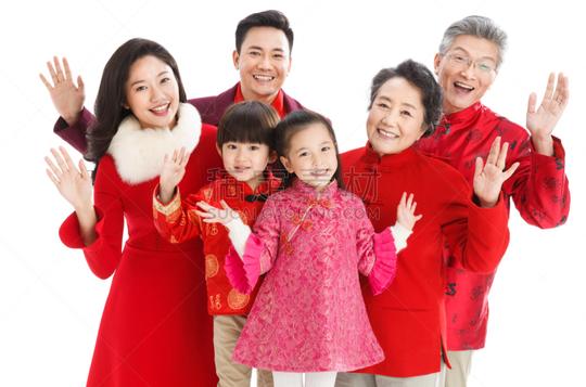 幸福家庭过新年