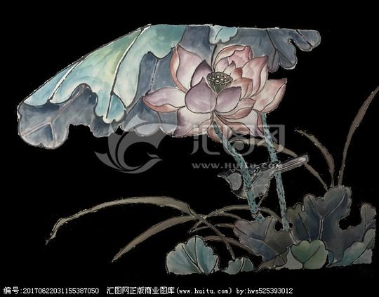 设计素材>文化艺术查看相似图收藏举报>墨荷莲花水墨画廉洁