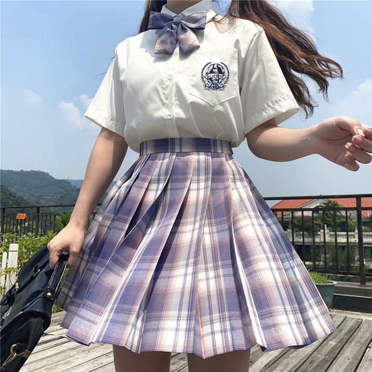 日系正统合集jk格裙中牌学生制服套装温柔一刀水手服百褶裙学院风