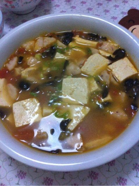 素菜番茄豆腐家常做法