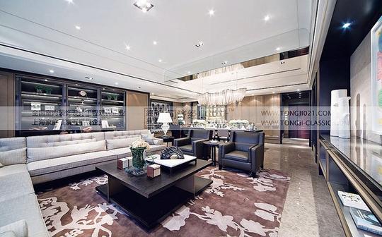 楼盘:绿地布鲁斯小镇设计师:董潜个人工作室风格:artdeco房型