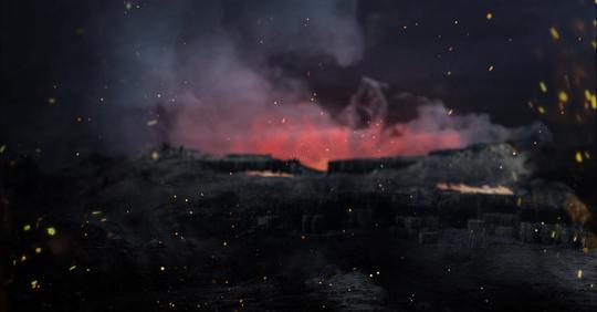 抗日战争战场硝烟_2700x1424_高清视频素材下载(编号