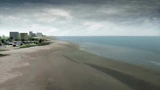 海底地震大海啸3d模拟动画_1280x720_高清视频素材(:)
