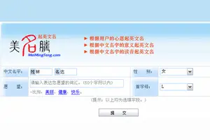免费输入姓名取英文名 头条搜索