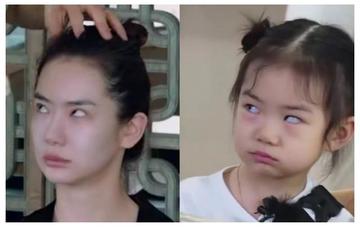 女记者蓝衣姐姐翻白眼表情包