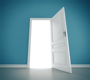 打开的门创意高清素材图片