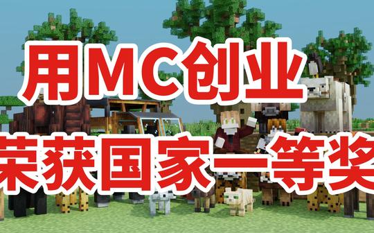关于大一的我们用mc创业还得了国一这件事