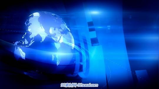 34段电视新闻播报地球背景视频大合集高清动态视频素材